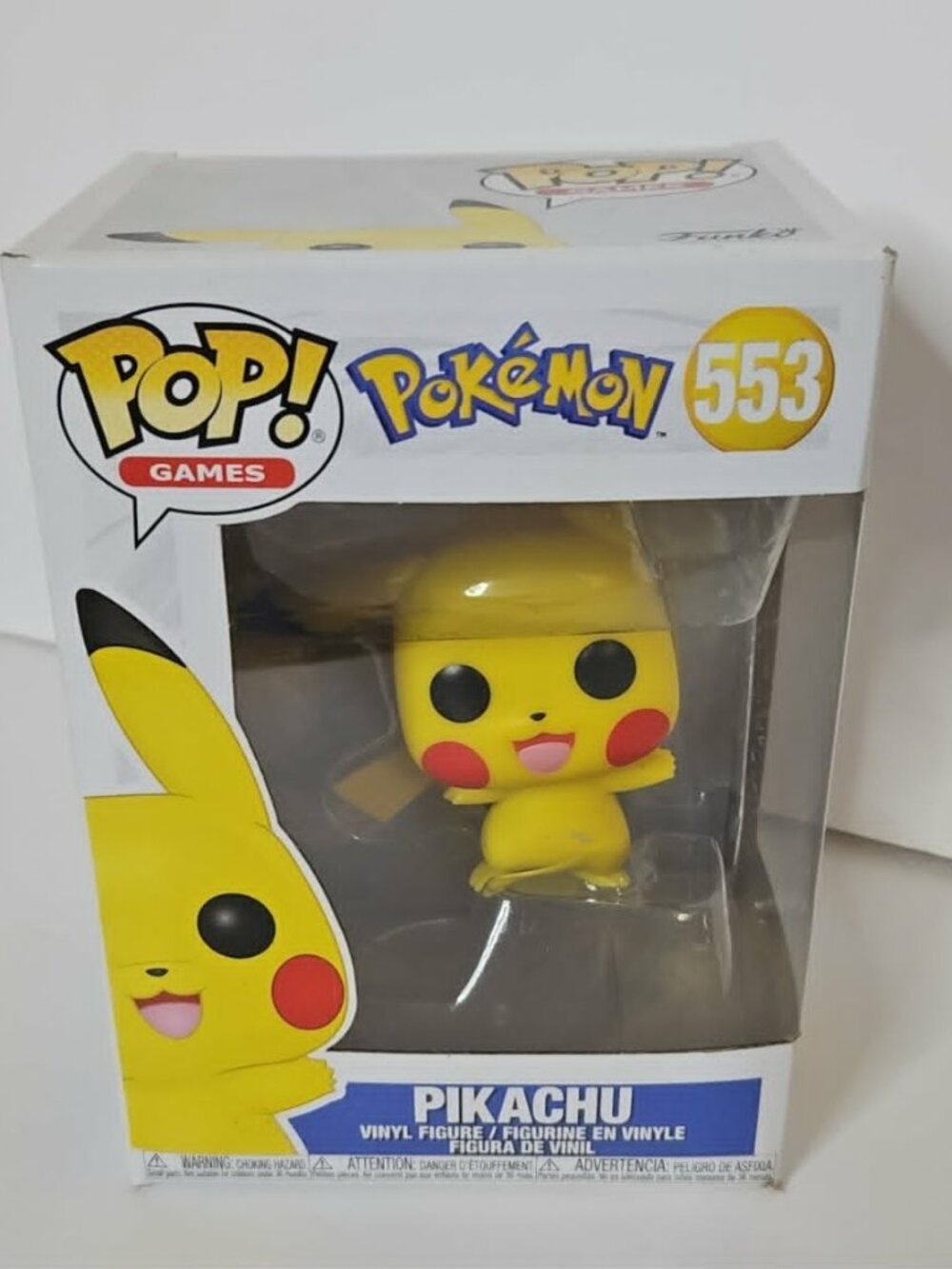 Pokémon Fan Bundle: Pikachu Funko Pop! #553 + 2 Little Golden Books - Picture 2 of 9